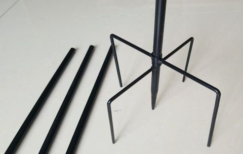New Shepherd’s Hook Garden Pole – Bird Feeder & Outdoor Hanging Hook Stand S1132 - with | Sold by Uncle Wiener's Wholesale