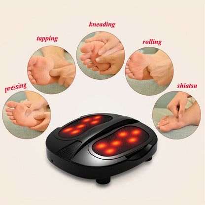 New Shiatsu Foot Massager with Heat – Dual Voltage 12V & 110V for Home & Car Use S3057 - with | Sold by Uncle Wiener's Wholesale