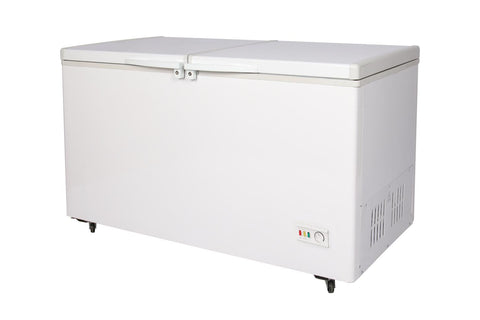 New Siebel White Chest Freezer – Deep Freezer 4.9, 14 & 25.9 Cu. Ft. with Lock, Basket & Temperature Control - with 25.9CU Siebel White Chest Deep Freezer | Sold by Uncle Wiener's Wholesale