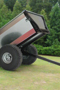 Single Axle ATV Dump Trailer TB500 – 1,000 lb capacity with steep dump angle and pneumatic tires for heavy-duty hauling