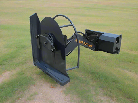 Brush cutter mounted on skid steer cutting tall brush
Side view of articulating brush cutter head
In-cab control system of ABC13125A
Brush cutter swinging at 90° angle
Vertical trimming with brush cutter attachment
ABC13125A brush cutter cutting roadside brush
Skid steer brush cutter extended for bank mowing