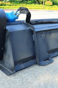 Construction-grade trenching attachment for compact equipment