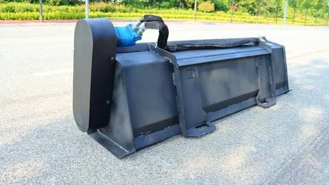 Construction-grade trenching attachment for compact equipment