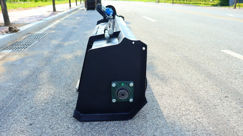 Industrial skid steer trenching accessory