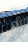 Irrigation trenching blade for farm and landscaping use
