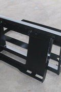 Skid Steer Leveling Bar Attachment front view
LB1120 grading bar on concrete surface
Top-down view of driveway leveler skid steer attachment
Close-up of welded leveling blades and steel frame