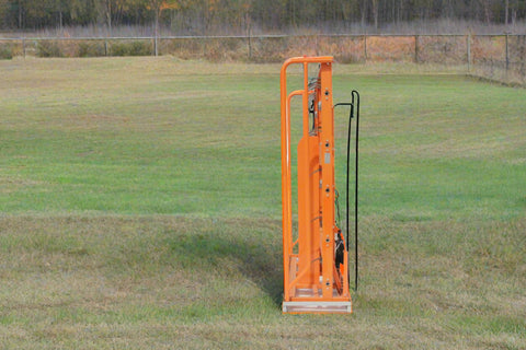 Skid steer hay accumulator with 24 hooks
Bale grab attachment for 8 to 10 rectangular bales
Heavy-duty hay grapple for skid steer loader
Orange steel bale accumulator attachment
Universal mount hay handling tool