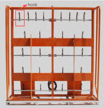 New Skid Steer Hay Bale Grab Attachment– 24 Hook, 8-10 Accumulator – SU328384 - Skid Steer Attachments with 24 Pcs Spare Replacement Hooks | Sold by Uncle Wiener's Wholesale