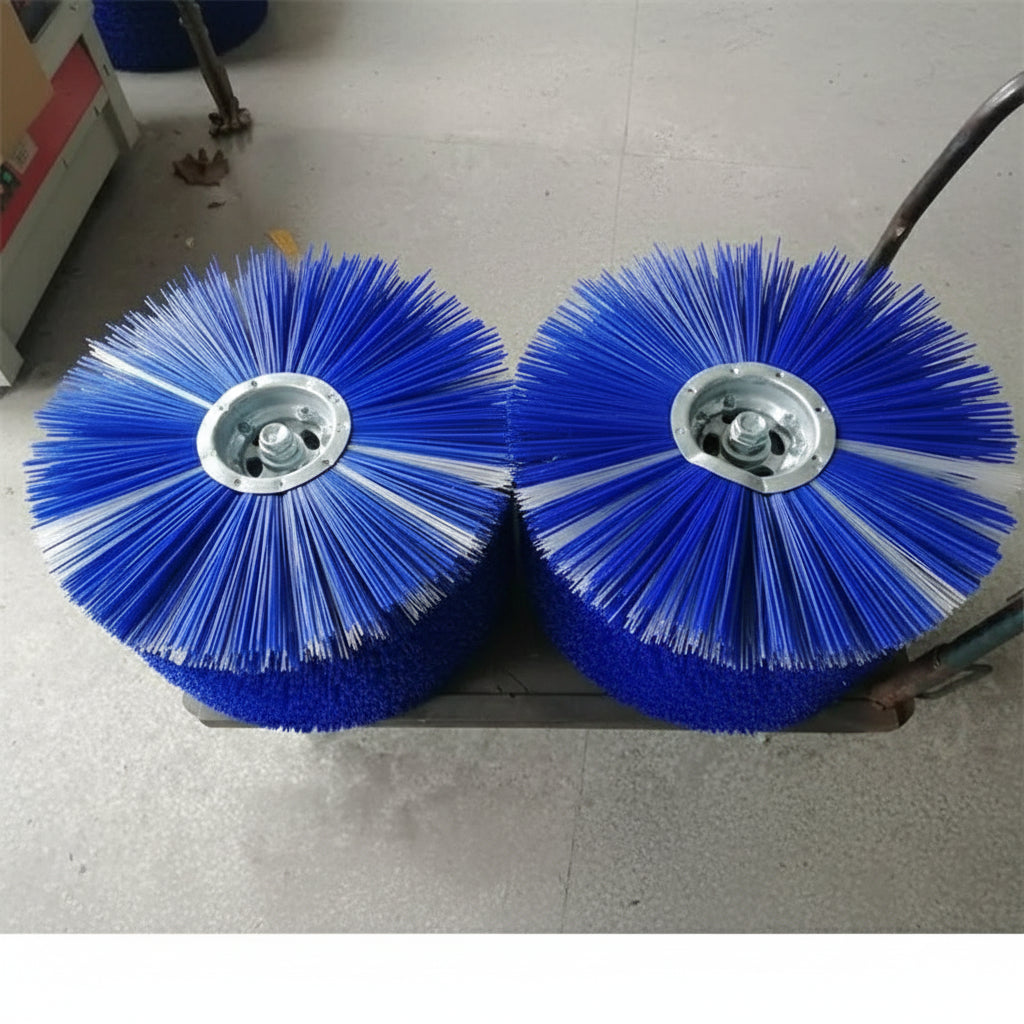 Bright blue replacement bristle for hydraulic skid broom