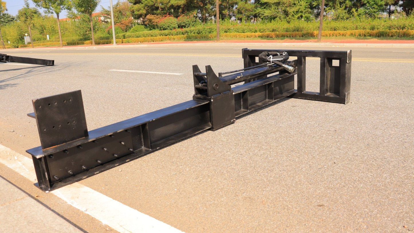 New Skid Steer Log Splitter Attachment – 35.4" Hydraulic Stroke Front Blade Design SU22500 - with | Sold by Uncle Wiener's Wholesale