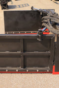 New Skid Steer Manure Pusher Attachment – 72 to 118 Working Width Heavy - Duty Scraper Livestock Waste Cleaner SU22502 - with | Sold by Uncle Wiener's Wholesale