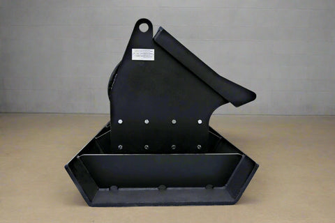 Skid Steer Plate Compactor front angled view
Skid Steer Compactor attachment side profile
Black vibratory plate compactor shown with quick attach
Compactor attachment for skid steer with wide working surface