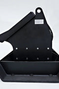 Skid Steer Plate Compactor front angled view
Skid Steer Compactor attachment side profile
Black vibratory plate compactor shown with quick attach
Compactor attachment for skid steer with wide working surface