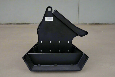 Skid Steer Plate Compactor front angled view
Skid Steer Compactor attachment side profile
Black vibratory plate compactor shown with quick attach
Compactor attachment for skid steer with wide working surface