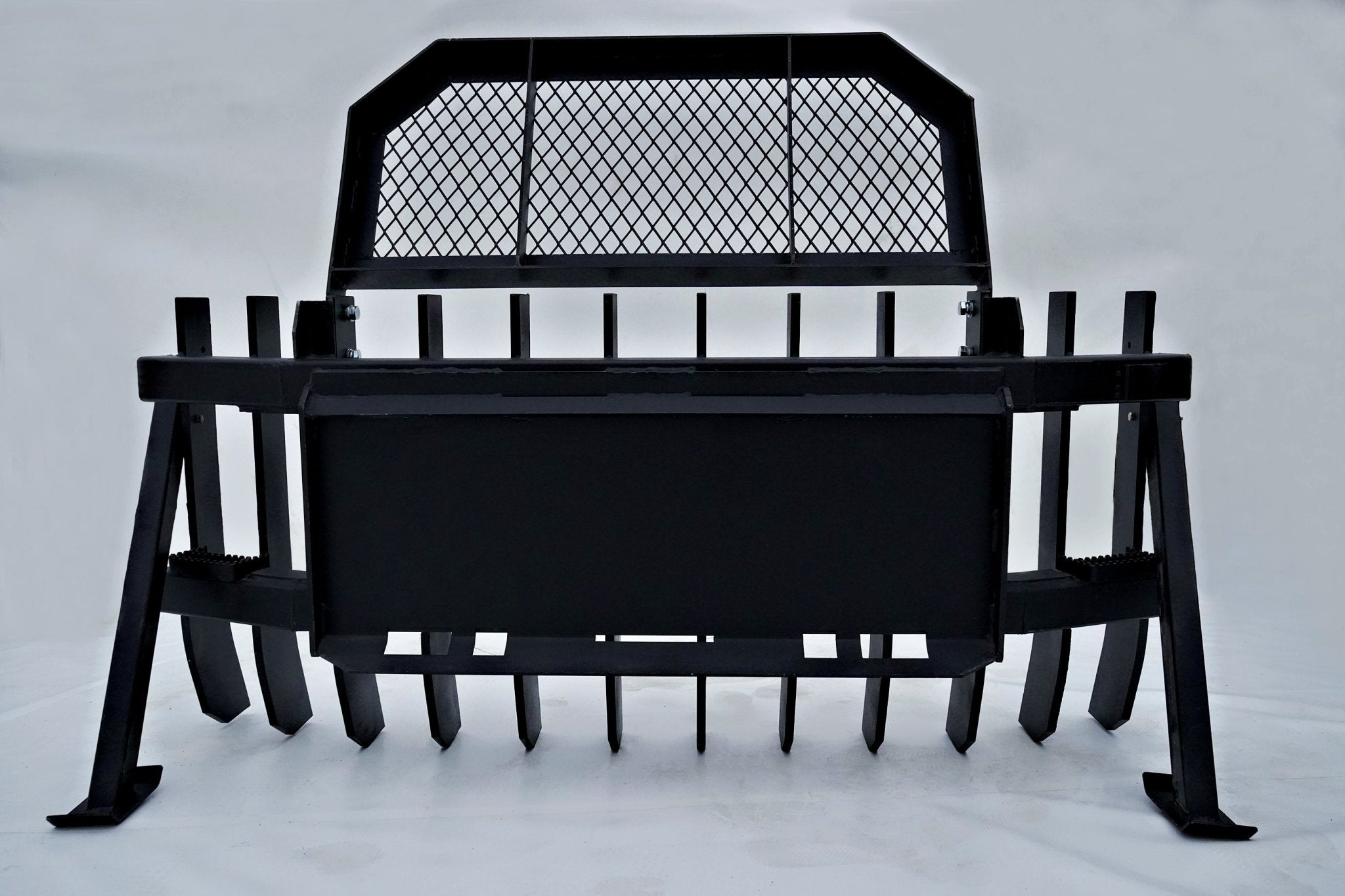 Weedscreen Rake New Skid Steer Rake Screen Attachment – 70 Weed & Brush Clearing Tool ...
