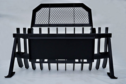 New Skid Steer Rake Screen Attachment – 70 Weed & Brush Clearing Tool with Protective Mesh SU22501 - with | Sold by Uncle Wiener's Wholesale