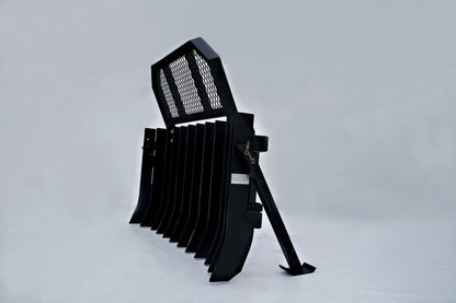 New Skid Steer Rake Screen Attachment – 70 Weed & Brush Clearing Tool with Protective Mesh SU22501 - with | Sold by Uncle Wiener's Wholesale