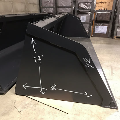 NEW SKID STEER SNOW & MULCH BUCKET - with 68" | Sold by Uncle Wiener's Wholesale