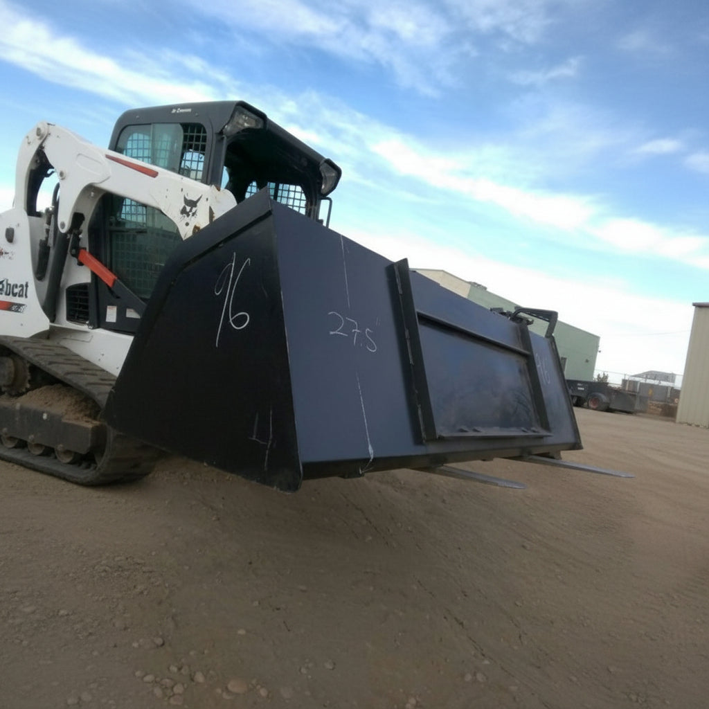 NEW SKID STEER SNOW & MULCH BUCKET - with 68" | Sold by Uncle Wiener's Wholesale