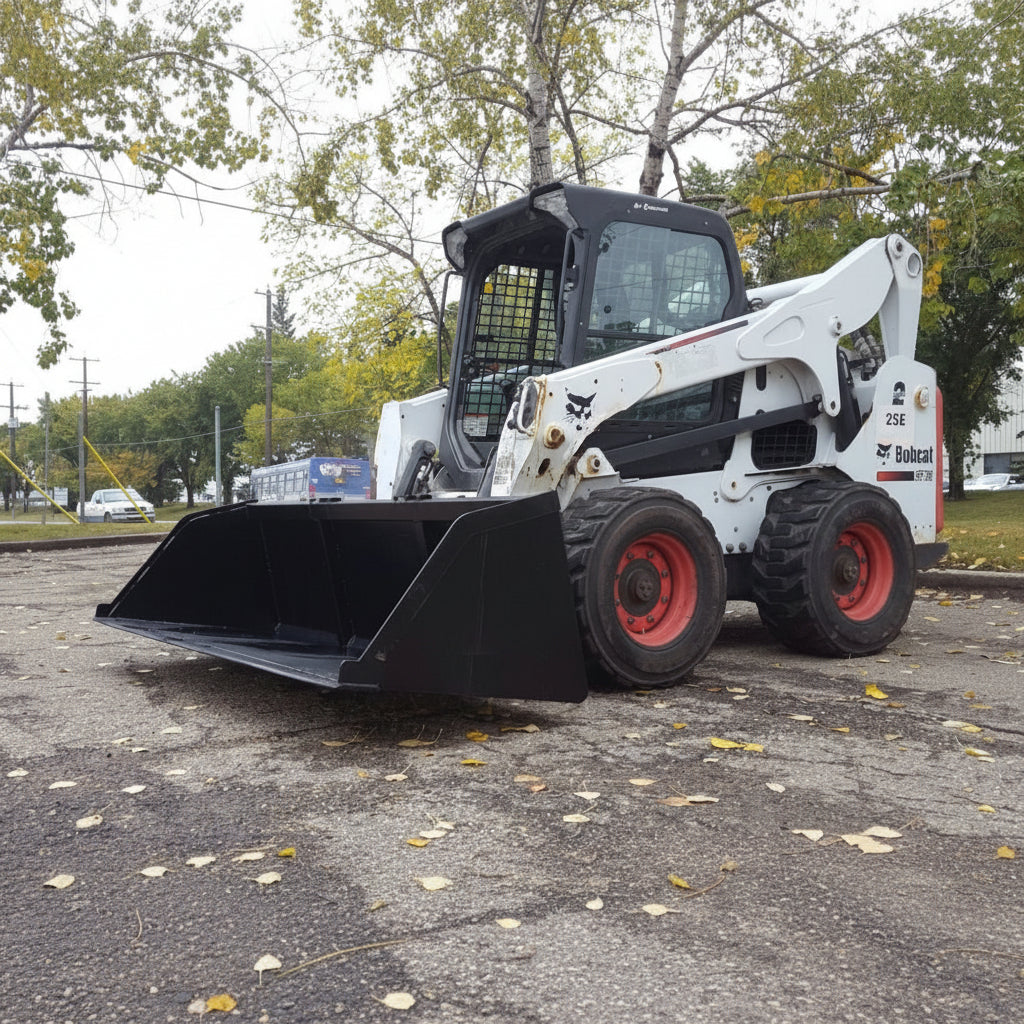 NEW SKID STEER SNOW & MULCH BUCKET - with 68" | Sold by Uncle Wiener's Wholesale