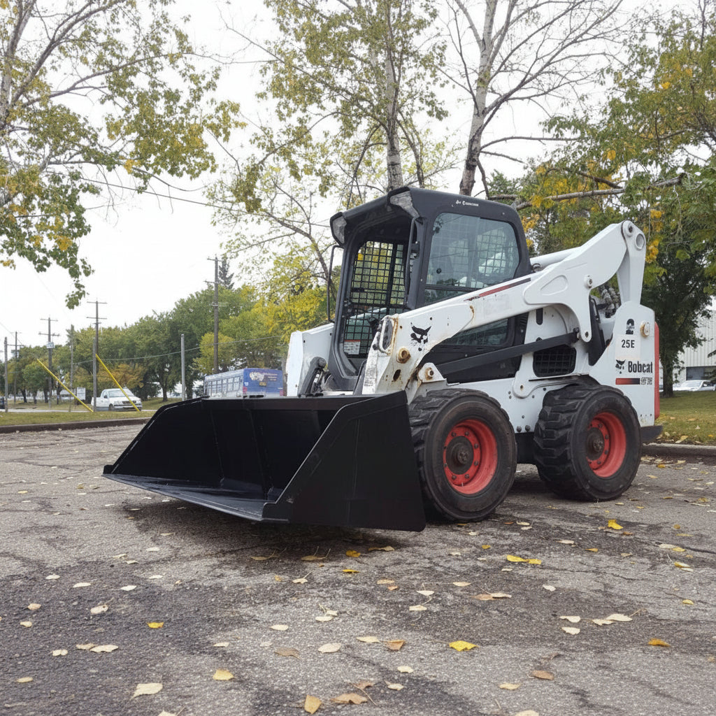 NEW SKID STEER SNOW & MULCH BUCKET - with 80" | Sold by Uncle Wiener's Wholesale