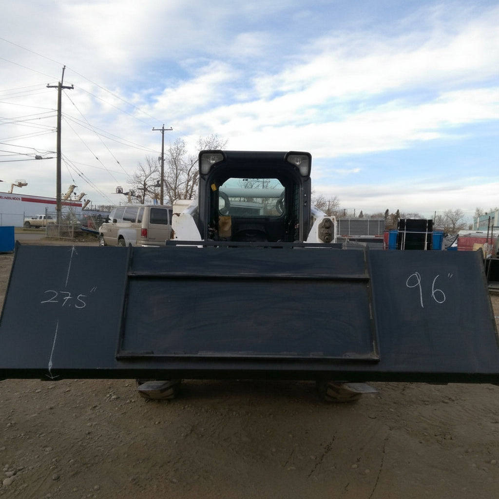 NEW SKID STEER SNOW & MULCH BUCKET - with 68" | Sold by Uncle Wiener's Wholesale