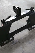 Skid Steer to 3-Point Hitch Adapter – Front View

Quick Attach Adapter Mounted on Loader

Universal 3-Point Adapter Frame – Side Angle

Heavy-Duty Steel Hitch Adapter – Rear View

