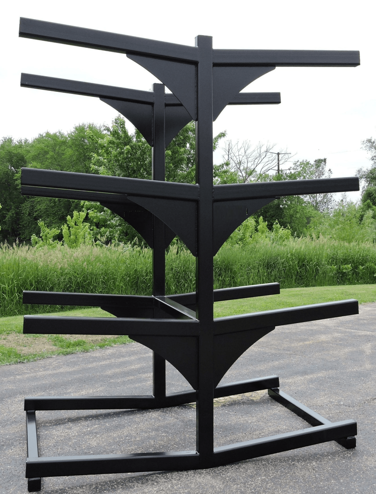 New Skid Steer & Tractor Attachment Storage Rack – 4 Bucket, 8 Bucket ...