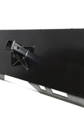 Heavy-duty skid steer receiver hitch plate with 2-inch trailer hitch
Universal quick attach trailer hitch for skid steers and tractors
Black powder-coated hitch plate for towing and attachments