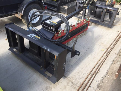 SKID STEER TRENCHER AND AUGER DISCHARGE ATTACHMENT - Skid Steer Attachment with | Sold by Uncle Wiener's Wholesale