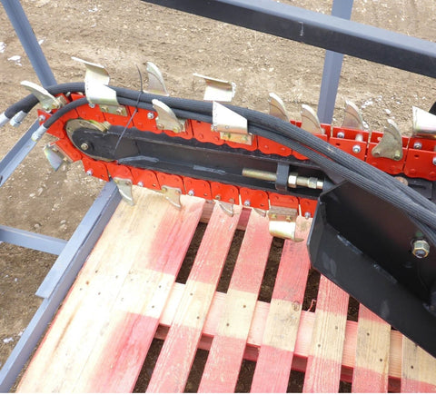 SKID STEER TRENCHER AND AUGER DISCHARGE ATTACHMENT - Skid Steer Attachment with | Sold by Uncle Wiener's Wholesale