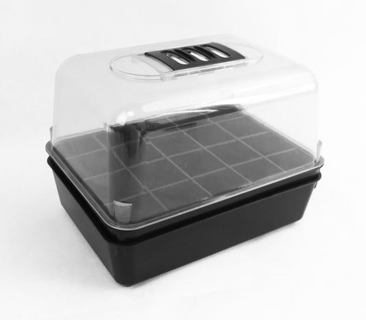 New Small Plastic Garden Seed Growing Tray Propagator with Dome – SKUGP20035 - with | Sold by Uncle Wiener's Wholesale