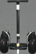 Off-road self-balancing transporter with 19” tires - front view

Side angle of electric Segway-style smart transporter

Smart mobility scooter for outdoor terrain

All-terrain electric transporter with LED headlights and handlebar bag