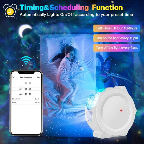 New Smart Star Projector Night Light – App & Alexa Controlled Galaxy Light for Bedroom & Kids S3059 - with | Sold by Uncle Wiener's Wholesale