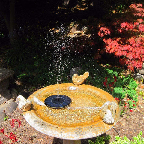 NEW Solar Fountain Pump Floating 629SFF – Eco - Friendly Bird Bath & Garden Water Feature - with | Sold by Uncle Wiener's Wholesale
