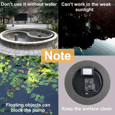 NEW Solar Fountain Pump Floating 629SFF – Eco - Friendly Bird Bath & Garden Water Feature - with | Sold by Uncle Wiener's Wholesale