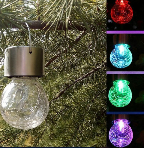 NEW Solar Garden Globe LED Light ��� 7 Color Changing Outdoor Decorative Lamp L62C - with | Sold by Uncle Wiener's Who