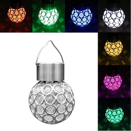 NEW Solar Garden Globe LED Light ��� 7 Color Changing Outdoor Decorative Lamp L62C - with | Sold by Uncle Wiener's Who