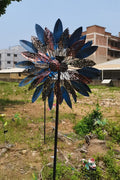 NEW Solar Garden Metal Wind Spinner Windmill 517043 – Colorful Kinetic Yard Art - with | Sold by Uncle Wiener's Wholesale