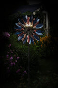 NEW Solar Garden Metal Wind Spinner Windmill 517043 – Colorful Kinetic Yard Art - with | Sold by Uncle Wiener's Wholesale
