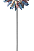 NEW Solar Garden Metal Wind Spinner Windmill 517043 – Colorful Kinetic Yard Art - with | Sold by Uncle Wiener's Wholesale