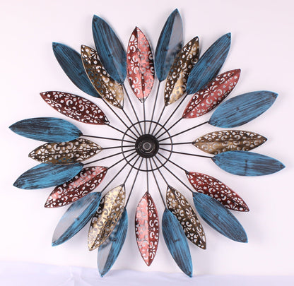 NEW Solar Garden Metal Wind Spinner Windmill 517043 – Colorful Kinetic Yard Art - with | Sold by Uncle Wiener's Wholesale