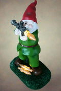 "Solar Military Garden Gnome with RPG for Outdoor Lawn Decor"

"Funny Solar Garden Gnome Statue with Weapon Design"

"Military Themed Solar Powered Garden Gnome Figurine"

"Hand-Painted Resin Gnome with RPG and Solar Light for Patio and Garden"

