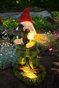 "Solar Military Garden Gnome with RPG for Outdoor Lawn Decor"

"Funny Solar Garden Gnome Statue with Weapon Design"

"Military Themed Solar Powered Garden Gnome Figurine"

"Hand-Painted Resin Gnome with RPG and Solar Light for Patio and Garden"

