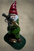 "Solar Military Garden Gnome with RPG for Outdoor Lawn Decor"

"Funny Solar Garden Gnome Statue with Weapon Design"

"Military Themed Solar Powered Garden Gnome Figurine"

"Hand-Painted Resin Gnome with RPG and Solar Light for Patio and Garden"

