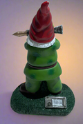 "Solar Military Garden Gnome with RPG for Outdoor Lawn Decor"

"Funny Solar Garden Gnome Statue with Weapon Design"

"Military Themed Solar Powered Garden Gnome Figurine"

"Hand-Painted Resin Gnome with RPG and Solar Light for Patio and Garden"

