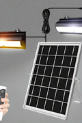 Wall Mount solar LED shed light with panel and cord switcha
High Bay solar motion light for off-grid garage lighting
Full kit for dual solar LED shed light set with remote
Motion-activated solar barn light with mounting hardware
Solar-powered dual head LED light for shed or workshop