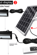 Wall Mount solar LED shed light with panel and cord switcha
High Bay solar motion light for off-grid garage lighting
Full kit for dual solar LED shed light set with remote
Motion-activated solar barn light with mounting hardware
Solar-powered dual head LED light for shed or workshop