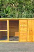 Solid Wood Outdoor Dog Kennel and Chicken Coop

Large Weatherproof Dog House and Chicken Shelter

Eco-Friendly Fir Wood Dog Kennel with Asphalt Roof