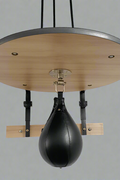 Adjustable Speed Bag Platform Kit with Faux Leather Punching Bag – Wall Mount Training Station – Model KS2021 – Open Box